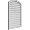 Ekena Millwork Arch Top Surface Mount PVC Gable Vent: Functional, w/ 2"W x 1-1/2"P Brickmould Frame, 30"W x 42"H GVPAR30X4202SF - alternate 5